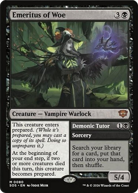 Image for Emeritus of Woe (80) (Secrets of Strixhaven) - Magic: The Gathering