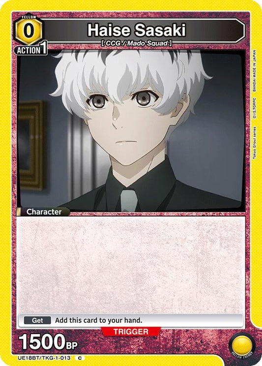 Image for Haise Sasaki (013) (UE18BT/TKG-1-013) (UE18BT: Tokyo Ghoul) - Union Arena