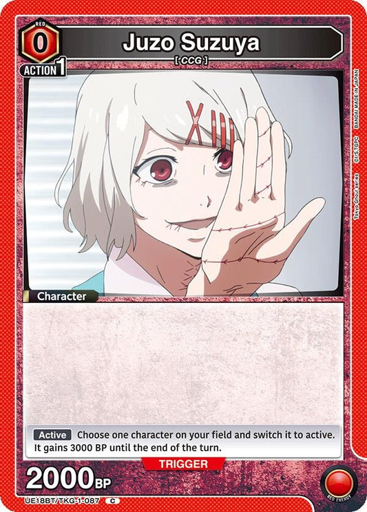 Image for Juzo Suzuya (087) (UE18BT/TKG-1-087) (UE18BT: Tokyo Ghoul) - Union Arena