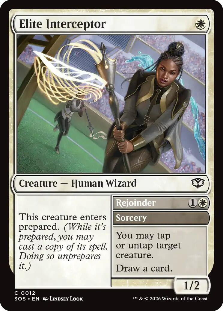 Image for Elite Interceptor (12) (Secrets of Strixhaven) - Magic: The Gathering