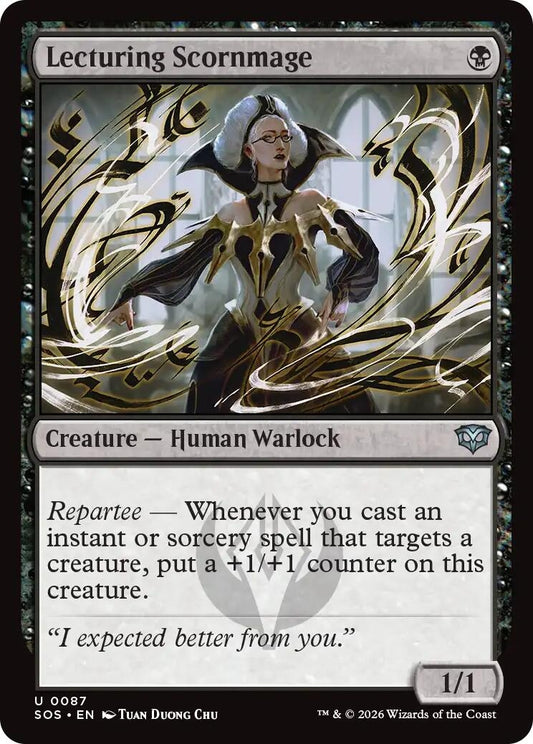 Image for Lecturing Scornmage (87) (Secrets of Strixhaven) - Magic: The Gathering