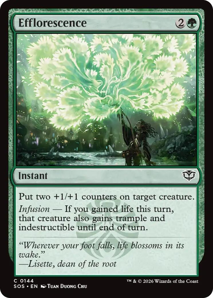 Image for Efflorescence (144) (Secrets of Strixhaven) - Magic: The Gathering