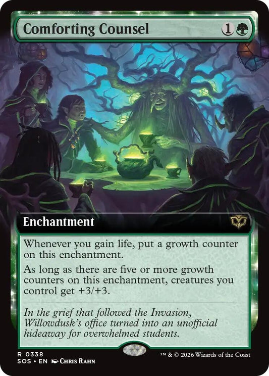 Image for Comforting Counsel (Extended Art) (338) (Secrets of Strixhaven) - Magic: The Gathering