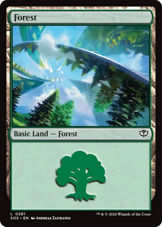 Image for Forest (0281) (281) (Secrets of Strixhaven) - Magic: The Gathering