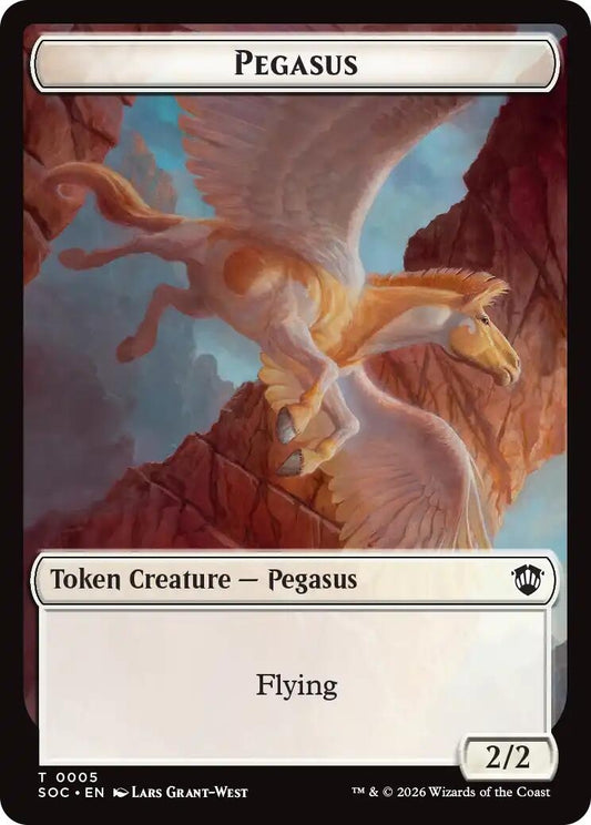 Image for Pegasus // Inkling (0022) Double-Sided Token (5 // 22) (Commander: Secrets of Strixhaven) - Magic: The Gathering