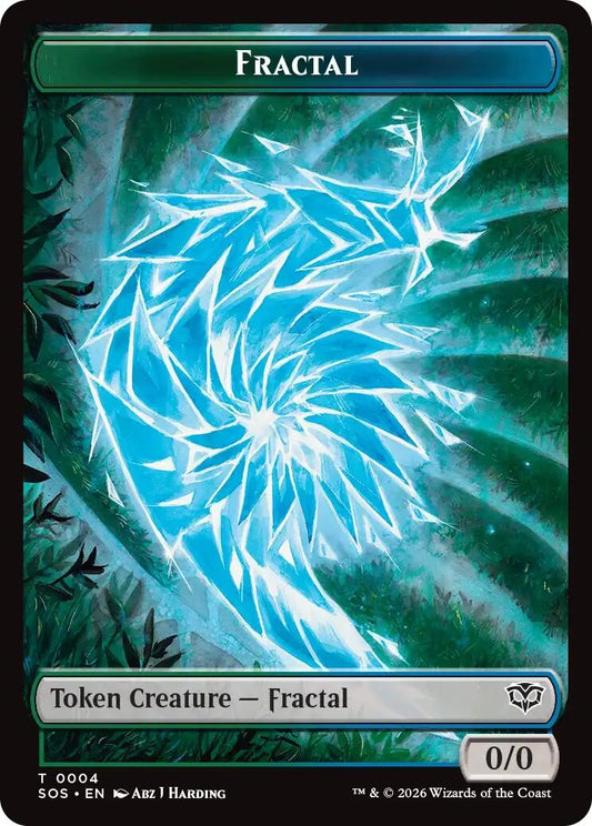 Image for Fractal (0004) // Inkling (006) Double-Sided Token (4 // 6) (Secrets of Strixhaven) - Magic: The Gathering