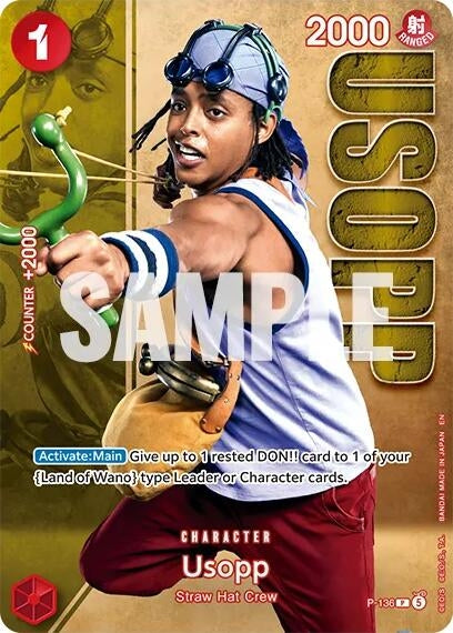 Image for Usopp - P-136 (Premium Card Collection -Live Action Edition Vol.2 Straw Hat Crew-) (P-136) (One Piece Promotion Cards) (OP-PR) - One Piece Card Game