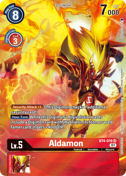 Aldamon [BT4-016] (1-Year Anniversary Box Topper) [Promotional Cards] | Red Riot Games CA