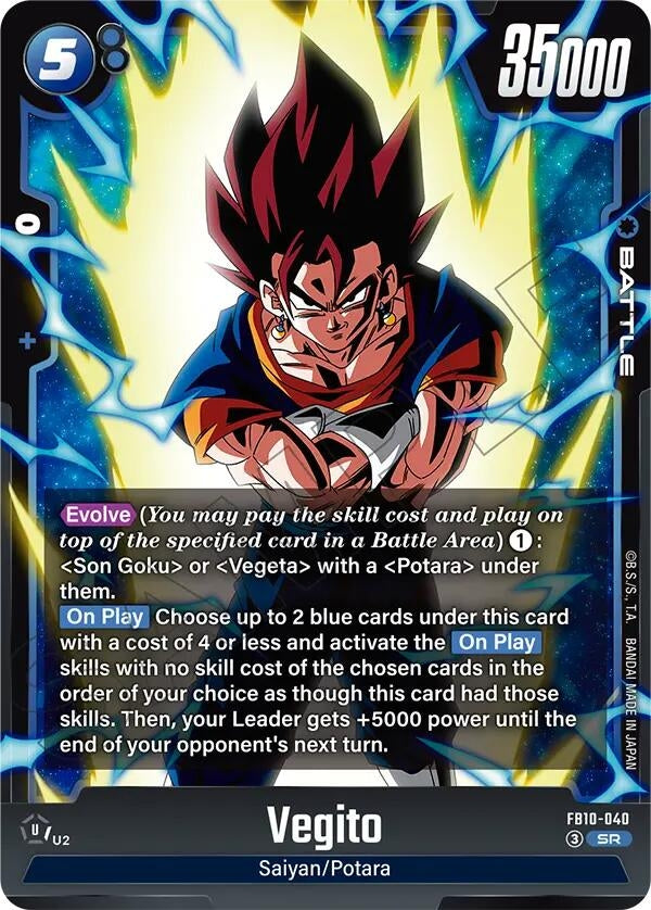 Image for Vegito - FB10-040 (FB10-040) (Cross Force) (FB10) - Dragon Ball Super: Fusion World