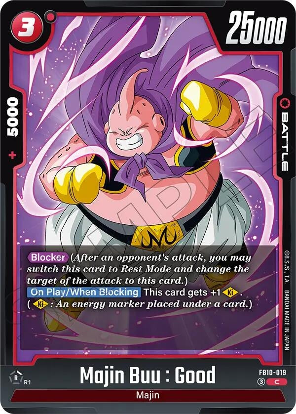 Image for Majin Buu : Good (FB10-019) (Cross Force) (FB10) - Dragon Ball Super: Fusion World