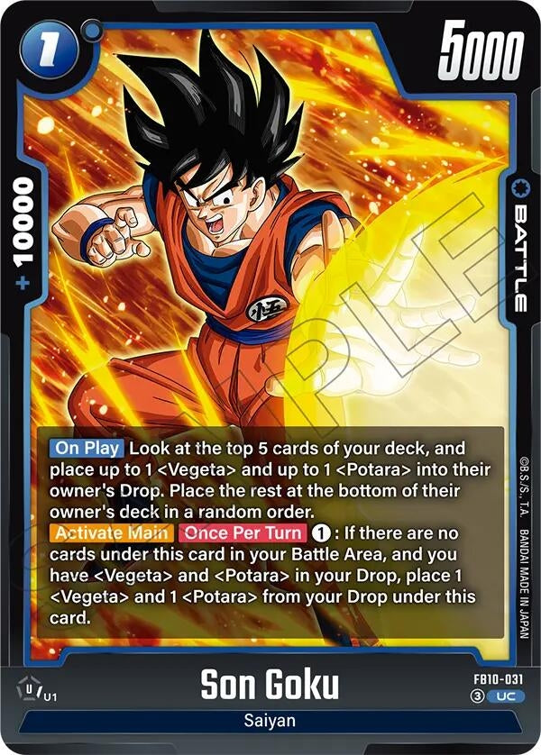 Image for Son Goku - FB10-031 (FB10-031) (Cross Force) (FB10) - Dragon Ball Super: Fusion World