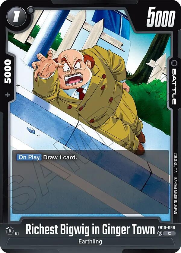 Image for Richest Bigwig in Ginger Town (FB10-099) (Cross Force) (FB10) - Dragon Ball Super: Fusion World