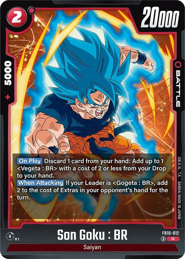 Image for Son Goku : BR (FB10-012) (Cross Force) (FB10) - Dragon Ball Super: Fusion World