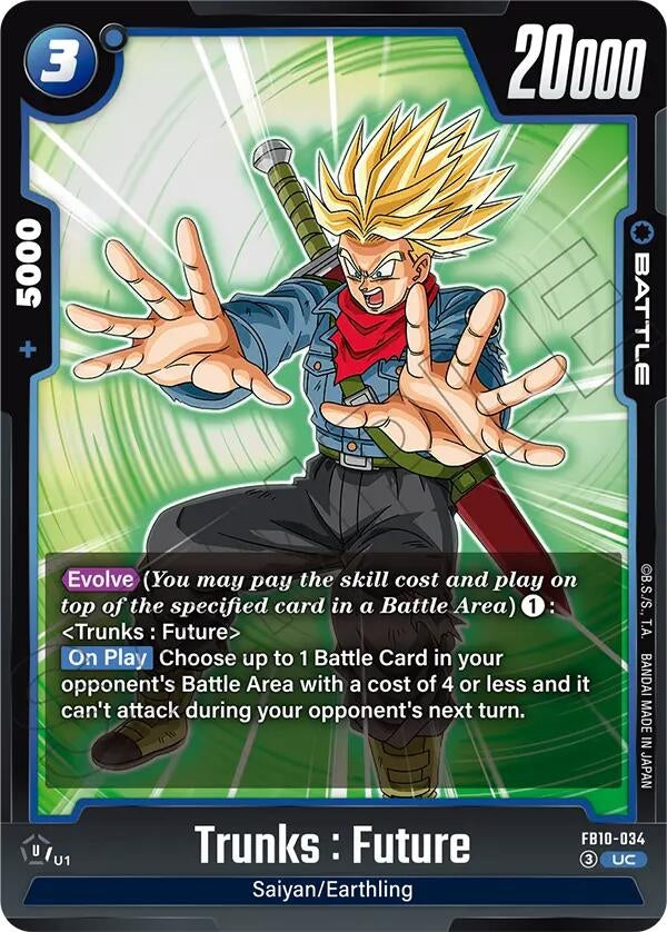 Image for Trunks : Future - FB10-034 (FB10-034) (Cross Force) (FB10) - Dragon Ball Super: Fusion World