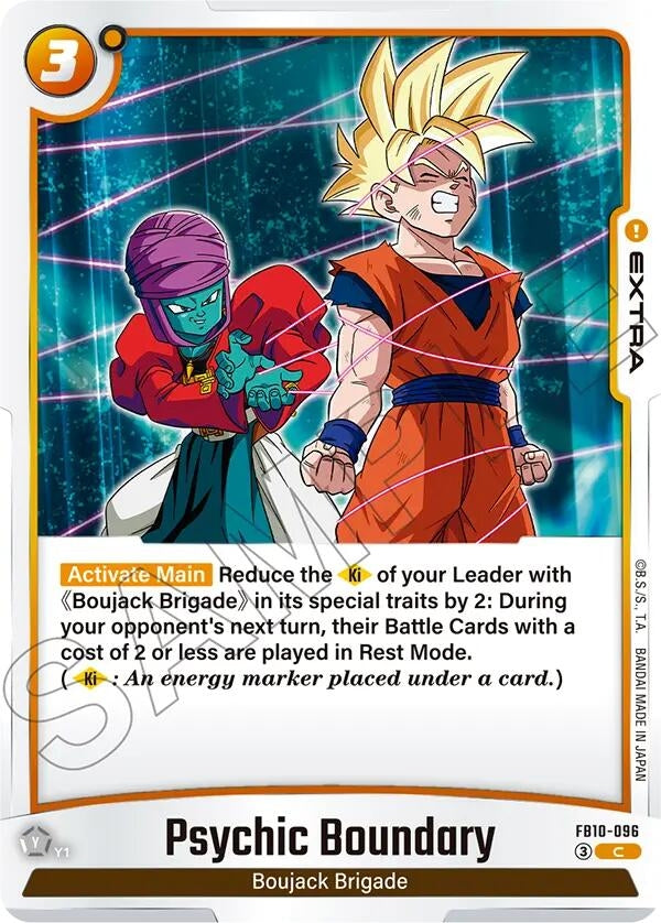 Image for Psychic Boundary (FB10-096) (Cross Force) (FB10) - Dragon Ball Super: Fusion World