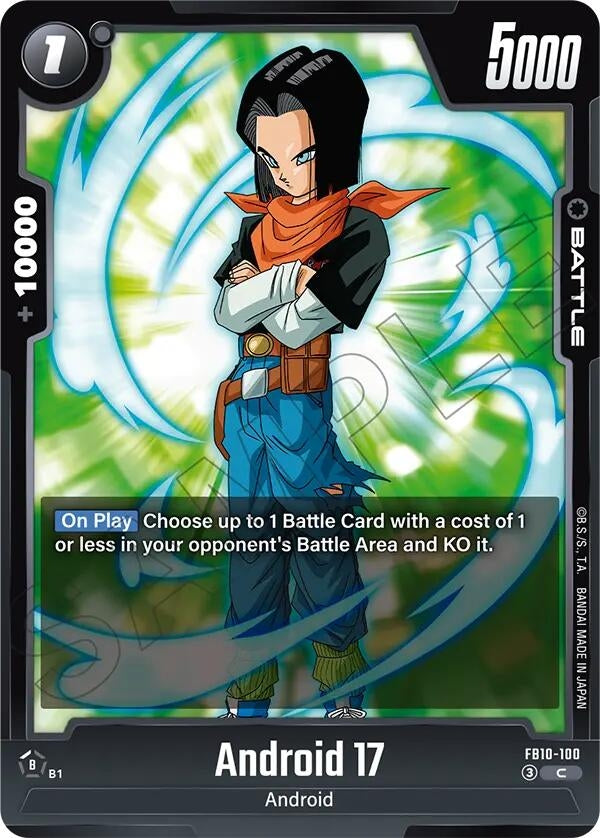 Image for Android 17 - FB10-100 (FB10-100) (Cross Force) (FB10) - Dragon Ball Super: Fusion World