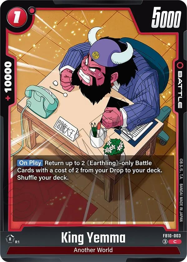 Image for King Yemma (FB10-003) (Cross Force) (FB10) - Dragon Ball Super: Fusion World