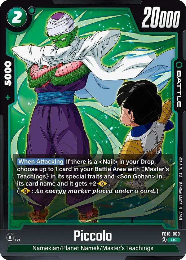 Image for Piccolo - FB10-068 (FB10-068) (Cross Force) (FB10) - Dragon Ball Super: Fusion World