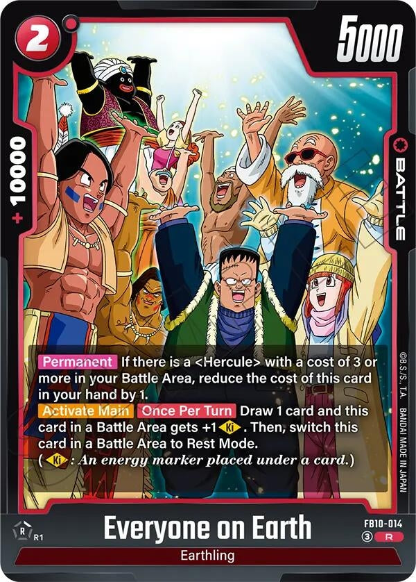 Image for Everyone on Earth (FB10-014) (Cross Force) (FB10) - Dragon Ball Super: Fusion World