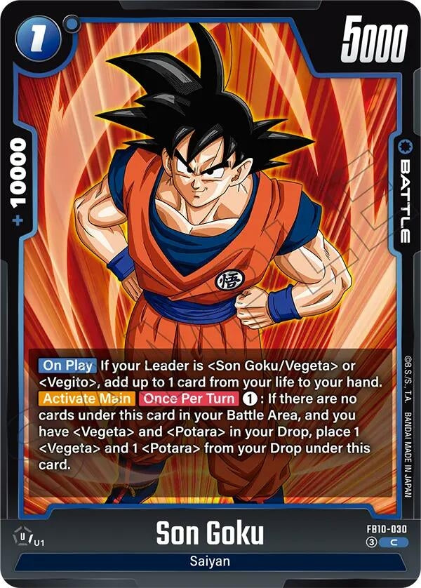 Image for Son Goku - FB10-030 (FB10-030) (Cross Force) (FB10) - Dragon Ball Super: Fusion World