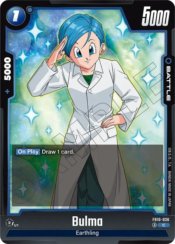 Image for Bulma (FB10-036) (Cross Force) (FB10) - Dragon Ball Super: Fusion World