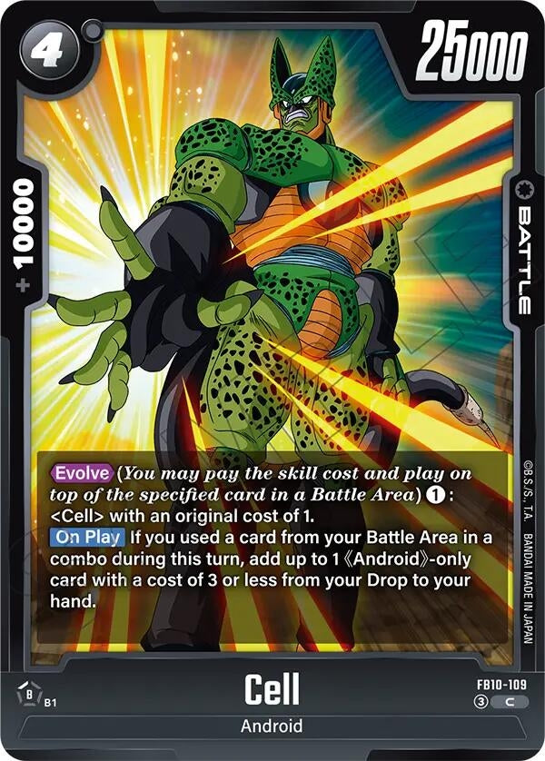 Image for Cell - FB10-109 (FB10-109) (Cross Force) (FB10) - Dragon Ball Super: Fusion World