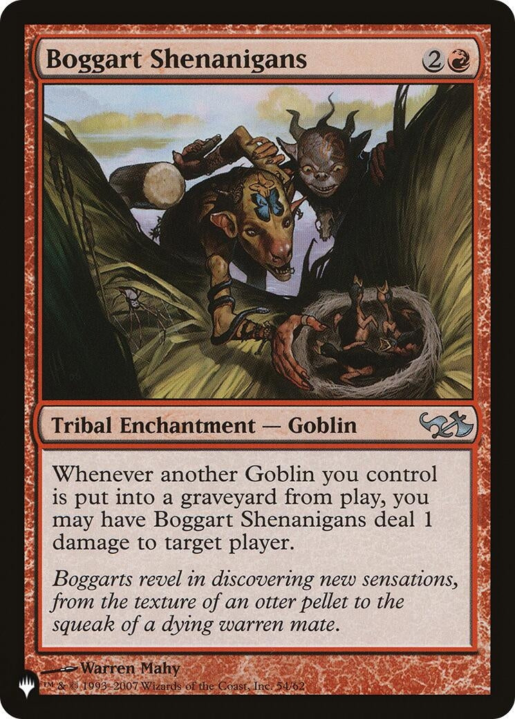 Image for Boggart Shenanigans (54) (The List Reprints) (LIST) - Magic: The Gathering