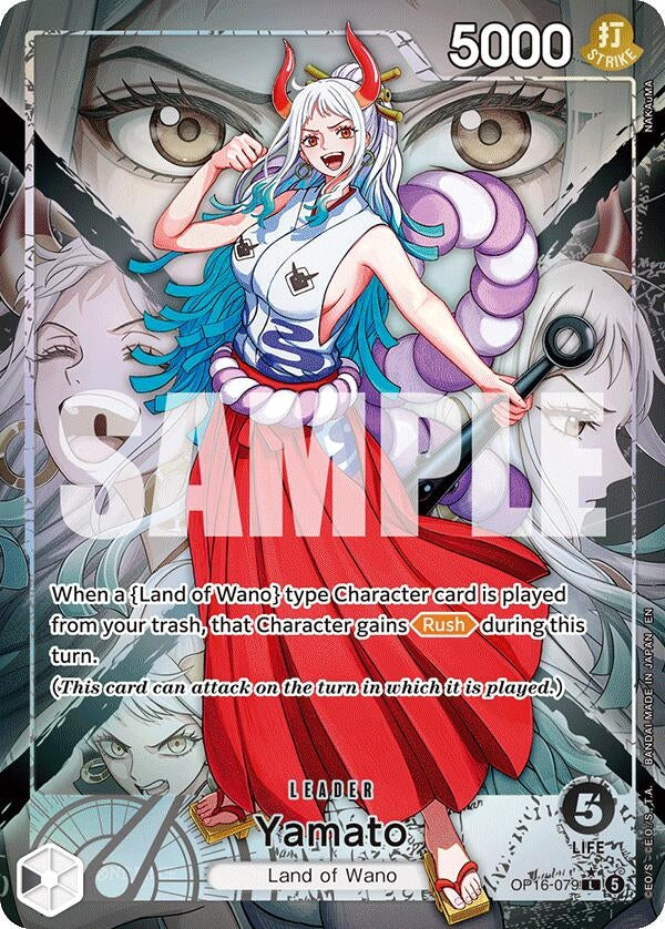 Image for Yamato (079) (Alternate Art) (OP16-079) (The Time of Battle) (OP16) - One Piece Card Game