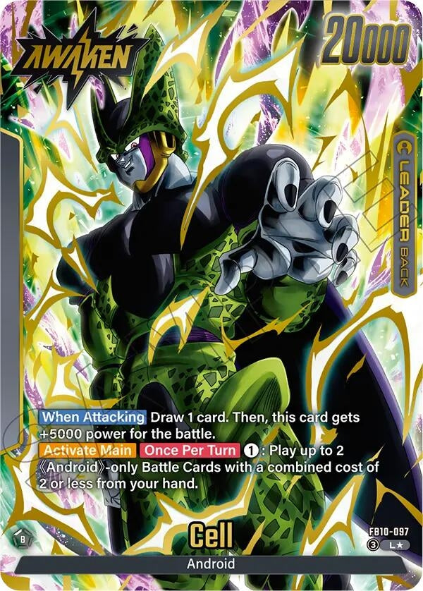 Image for Cell - FB10-097 (Alternate Art) (FB10-097) (Cross Force) (FB10) - Dragon Ball Super: Fusion World