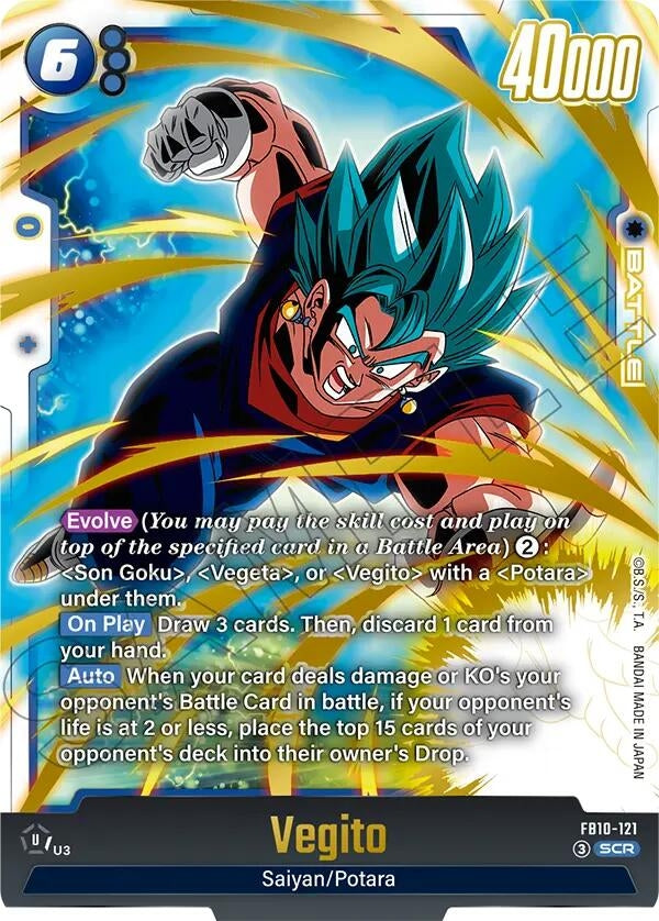 Image for Vegito - FB10-121 (FB10-121) (Cross Force) (FB10) - Dragon Ball Super: Fusion World