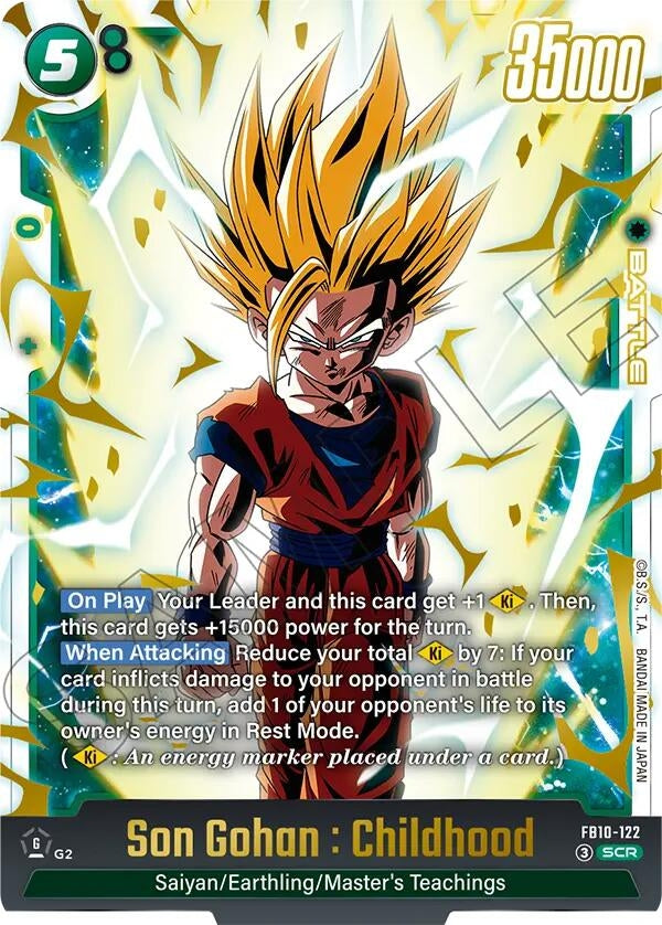 Image for Son Gohan : Childhood - FB10-122 (FB10-122) (Cross Force) (FB10) - Dragon Ball Super: Fusion World