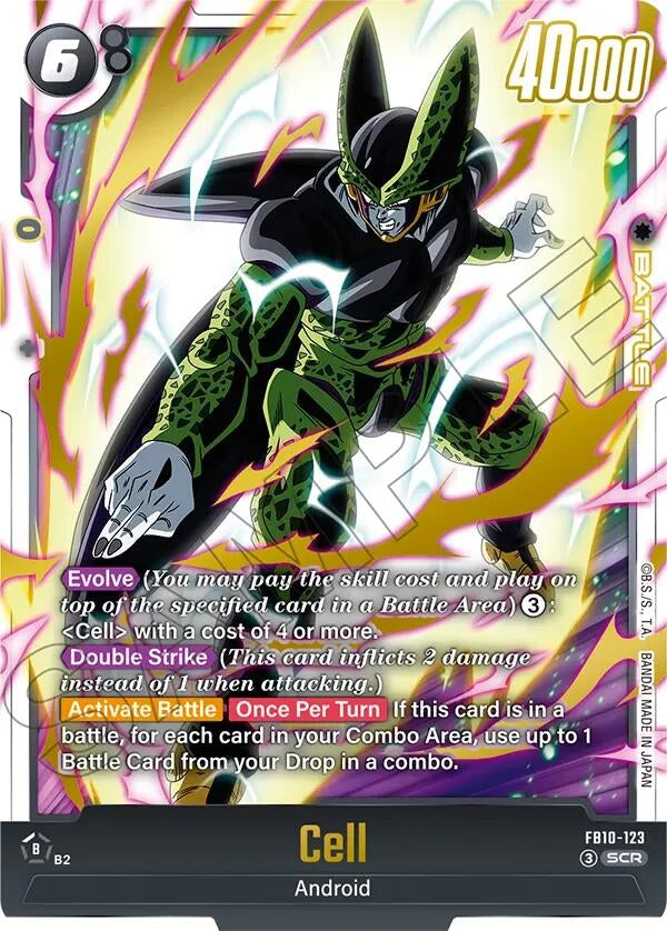 Image for Cell - FB10-123 (FB10-123) (Cross Force) (FB10) - Dragon Ball Super: Fusion World