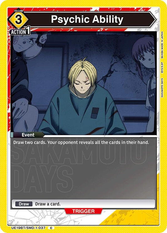 Image for Psychic Ability (UE19BT/SMD-1-037) (UE19BT: SAKAMOTO DAYS) - Union Arena