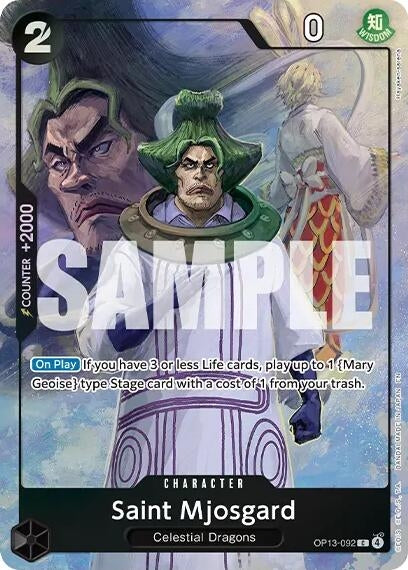 Image for Saint Mjosgard (Premium Card Collection -Best Selection Vol. 6-) (OP13-092) (One Piece Promotion Cards) (OP-PR) - One Piece Card Game