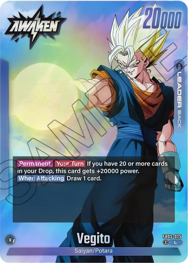Image for Vegito - FB05-025 (FB05-025) (Story Booster 01) (ST01) - Dragon Ball Super: Fusion World
