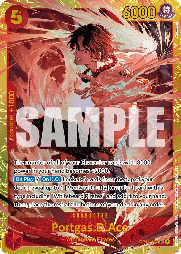Image for Portgas.D.Ace (118) (OP16-118) (The Time of Battle) (OP16) - One Piece Card Game