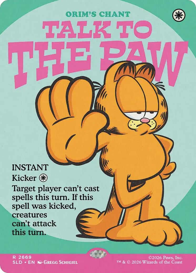 Image for Talk to the Paw - Orim's Chant (2669) (Secret Lair Drop Series) (SLD) - Magic: The Gathering