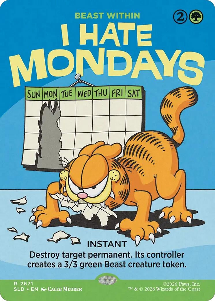 Image for I Hate Mondays - Beast Within (2671) (Secret Lair Drop Series) (SLD) - Magic: The Gathering