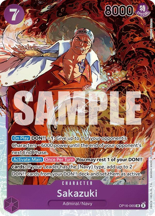 Image for Sakazuki (OP16-065) (The Time of Battle) (OP16) - One Piece Card Game