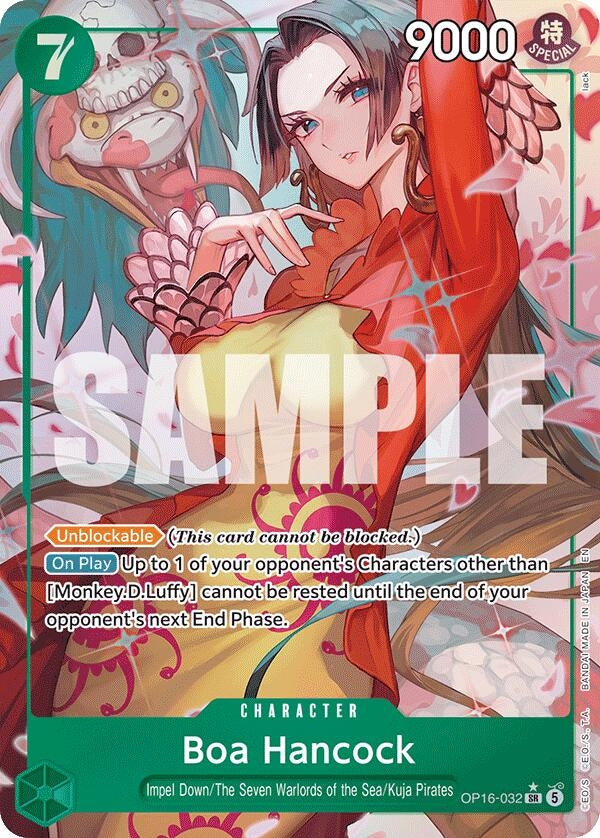 Image for Boa Hancock (Alternate Art) (OP16-032) (The Time of Battle) (OP16) - One Piece Card Game