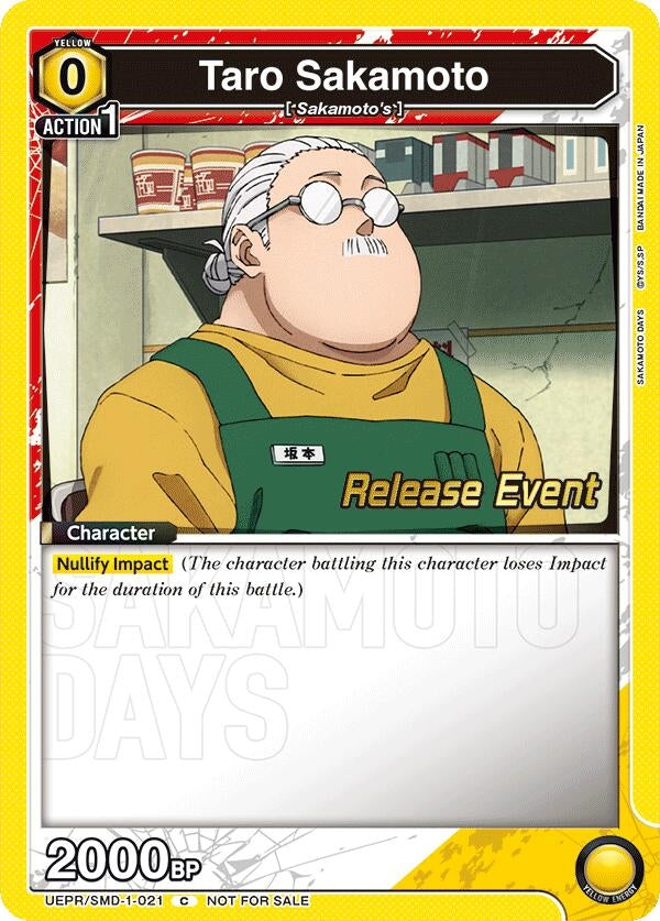 Image for Taro Sakamoto (021) (UE19BT/SMD-1-021) (UE19BT: SAKAMOTO DAYS Release Event Cards) (UE19BT_RE) - Union Arena