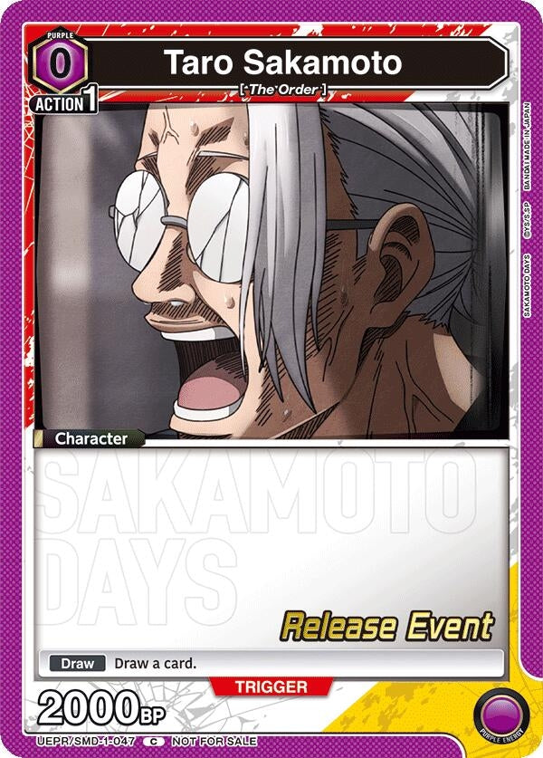 Image for Taro Sakamoto (047) (UE19BT/SMD-1-047) (UE19BT: SAKAMOTO DAYS Release Event Cards) (UE19BT_RE) - Union Arena