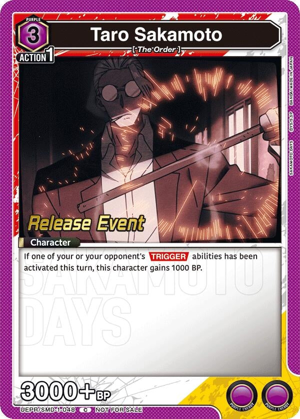 Image for Taro Sakamoto (048) (UE19BT/SMD-1-048) (UE19BT: SAKAMOTO DAYS Release Event Cards) (UE19BT_RE) - Union Arena