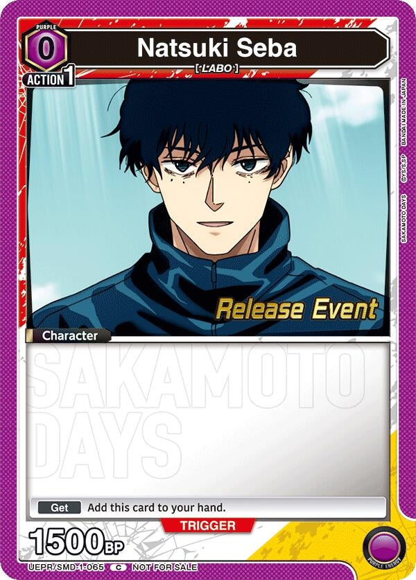 Image for Natsuki Seba (065) (UE19BT/SMD-1-065) (UE19BT: SAKAMOTO DAYS Release Event Cards) (UE19BT_RE) - Union Arena