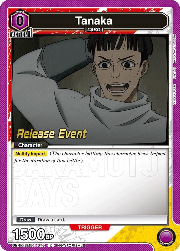 Image for Tanaka (UE19BT/SMD-1-070) (UE19BT: SAKAMOTO DAYS Release Event Cards) (UE19BT_RE) - Union Arena