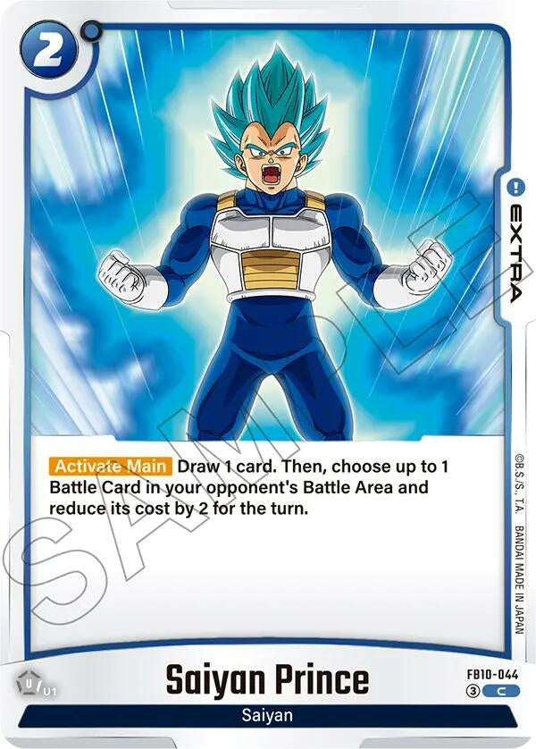 Image for Saiyan Prince (FB10-044) (Cross Force) (FB10) - Dragon Ball Super: Fusion World