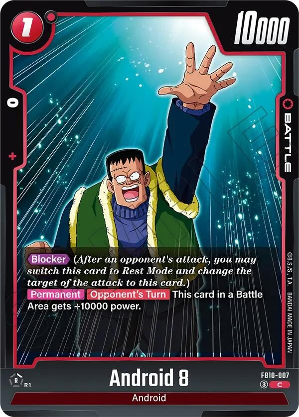 Image for Android 8 (FB10-007) (Cross Force) (FB10) - Dragon Ball Super: Fusion World