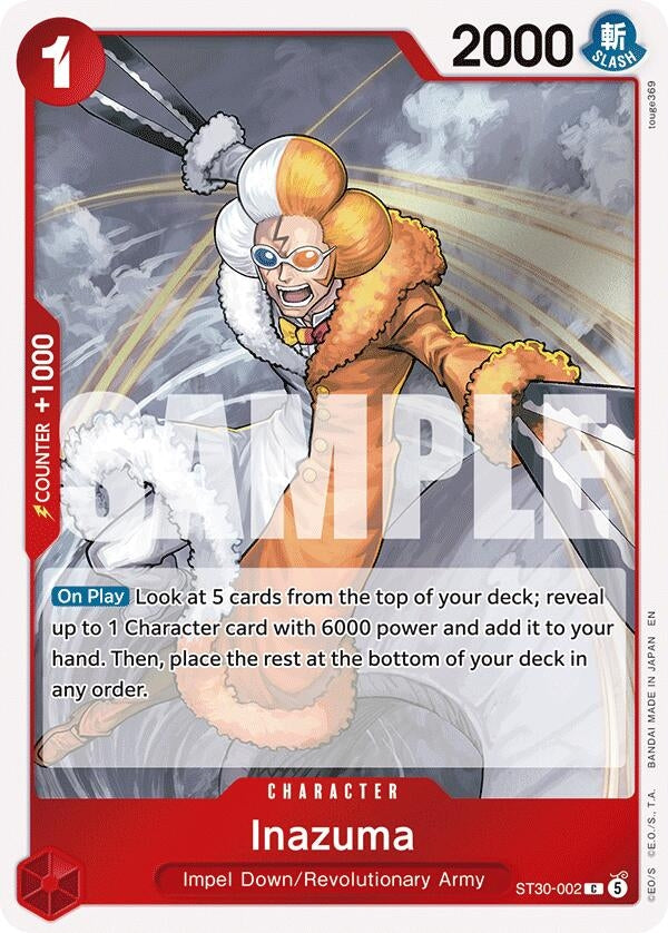 Image for Inazuma (ST30-002) (Starter Deck EX: Luffy & Ace) (ST-30) - One Piece Card Game