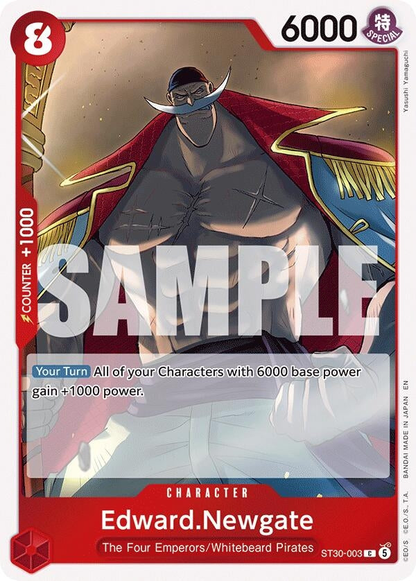 Image for Edward.Newgate (ST30-003) (Starter Deck EX: Luffy & Ace) (ST-30) - One Piece Card Game