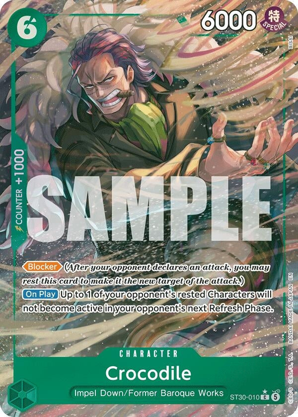 Image for Crocodile (Full Art) (ST30-010) (Starter Deck EX: Luffy & Ace) (ST-30) - One Piece Card Game